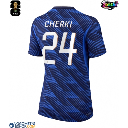 Ženski Nogometni dresi Francija Rayan Cherki #24 Domači SP 2026 Kratek Rokav
